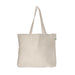 Natural Fairtrade canvas tote bag with guesset
