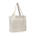 Natural Fairtrade canvas tote bag with guesset