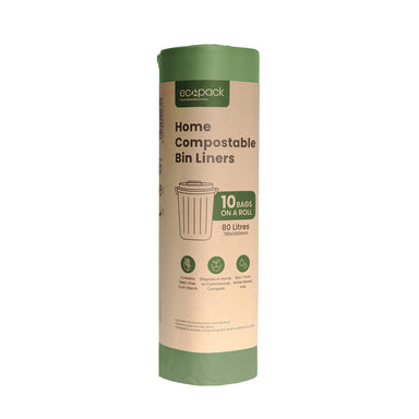 Ecopack Compostable 80L Bin Liners