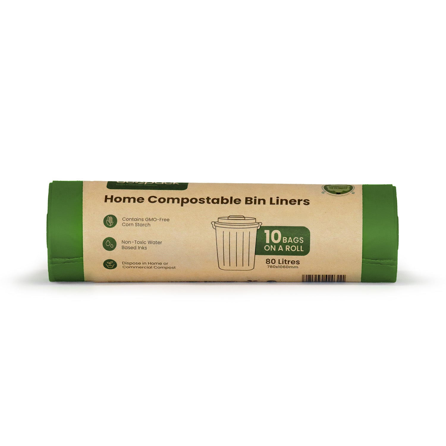 Ecopack Compostable 80L Bin Liners