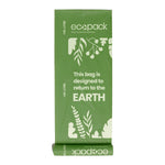 Ecopack 140 litres compostable wheelie bin liner flat
