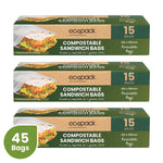 Ecopack compostable sandwich resealable bags bundle