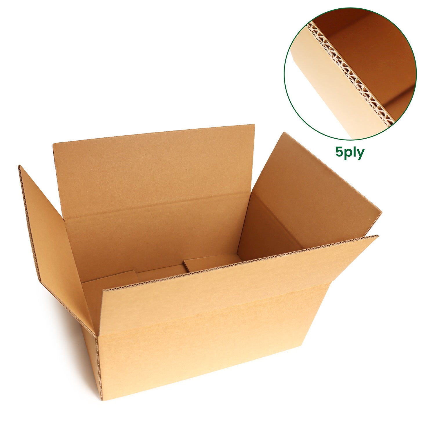 Extra Strong Short Cardboard Cartons (1 Pack/5 Boxes)