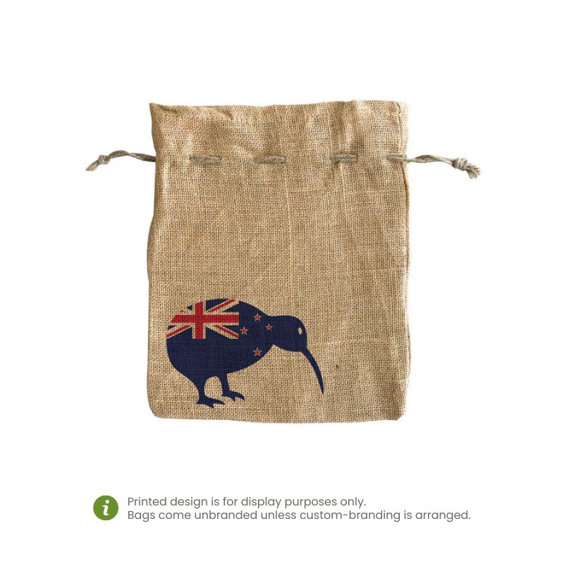 Ecobags Natural Jute Drawstring Bag