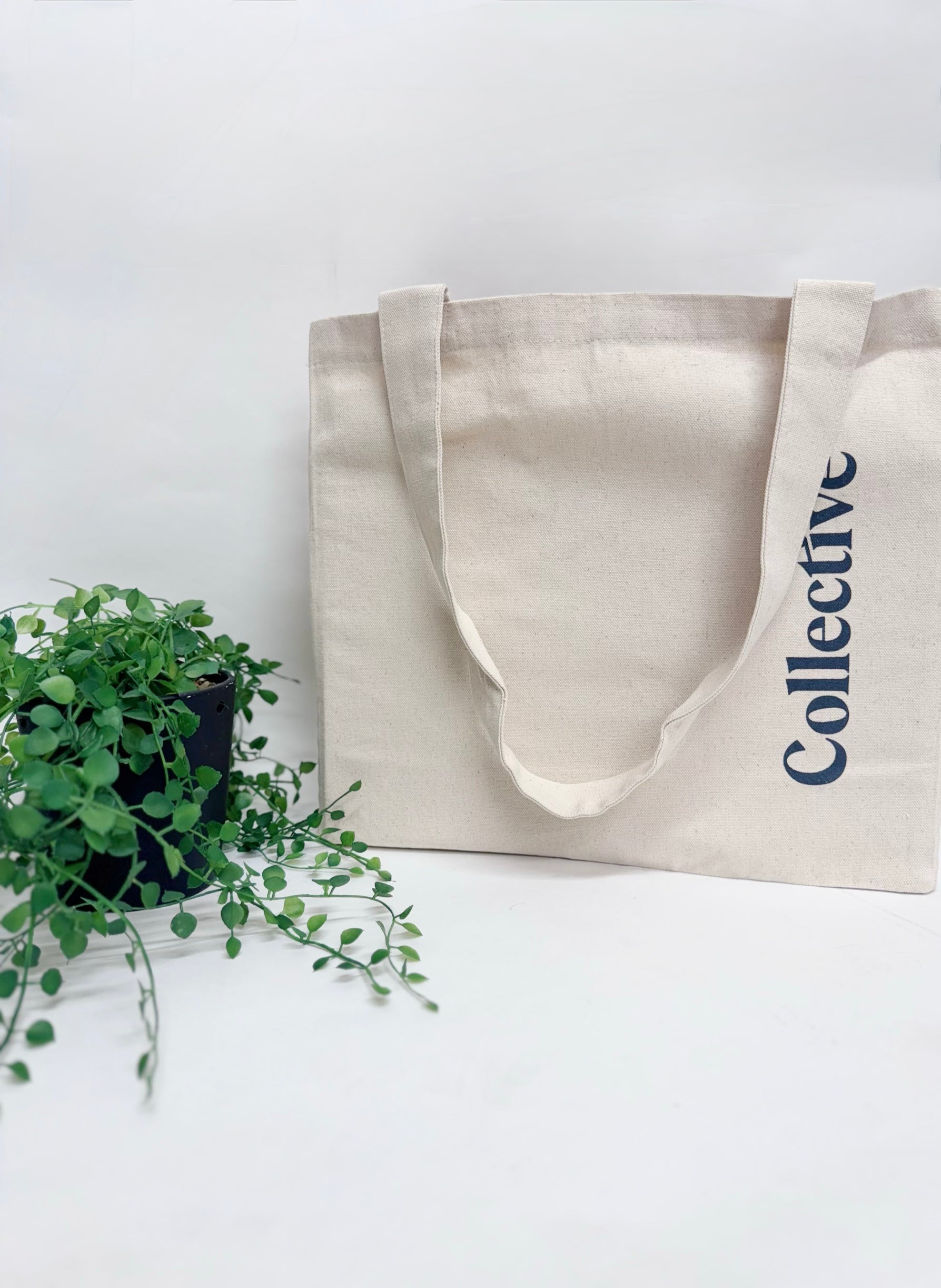 Ecobags Fairtrade Organic Canvas Natural Tote Bag with Extra