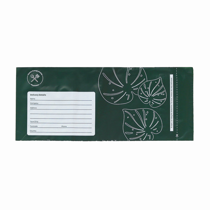 ECO-DLE Compostable Resealable Courier Bags DLE- Set of 100