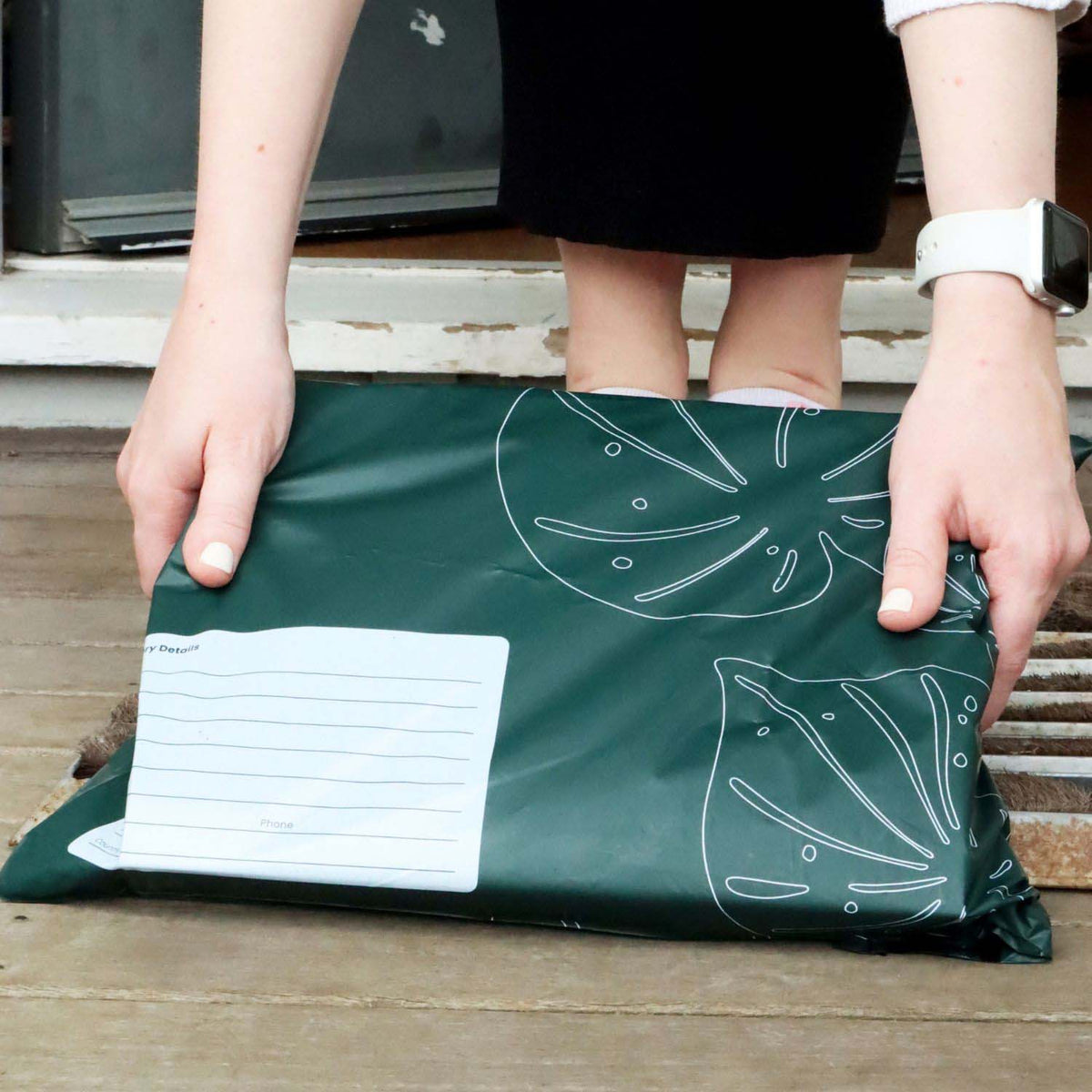 Ecopack A4 Compostable Courier Bags Lifestyle