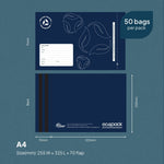 Ecopack A4 Recycled Plastic Courier Bags Size