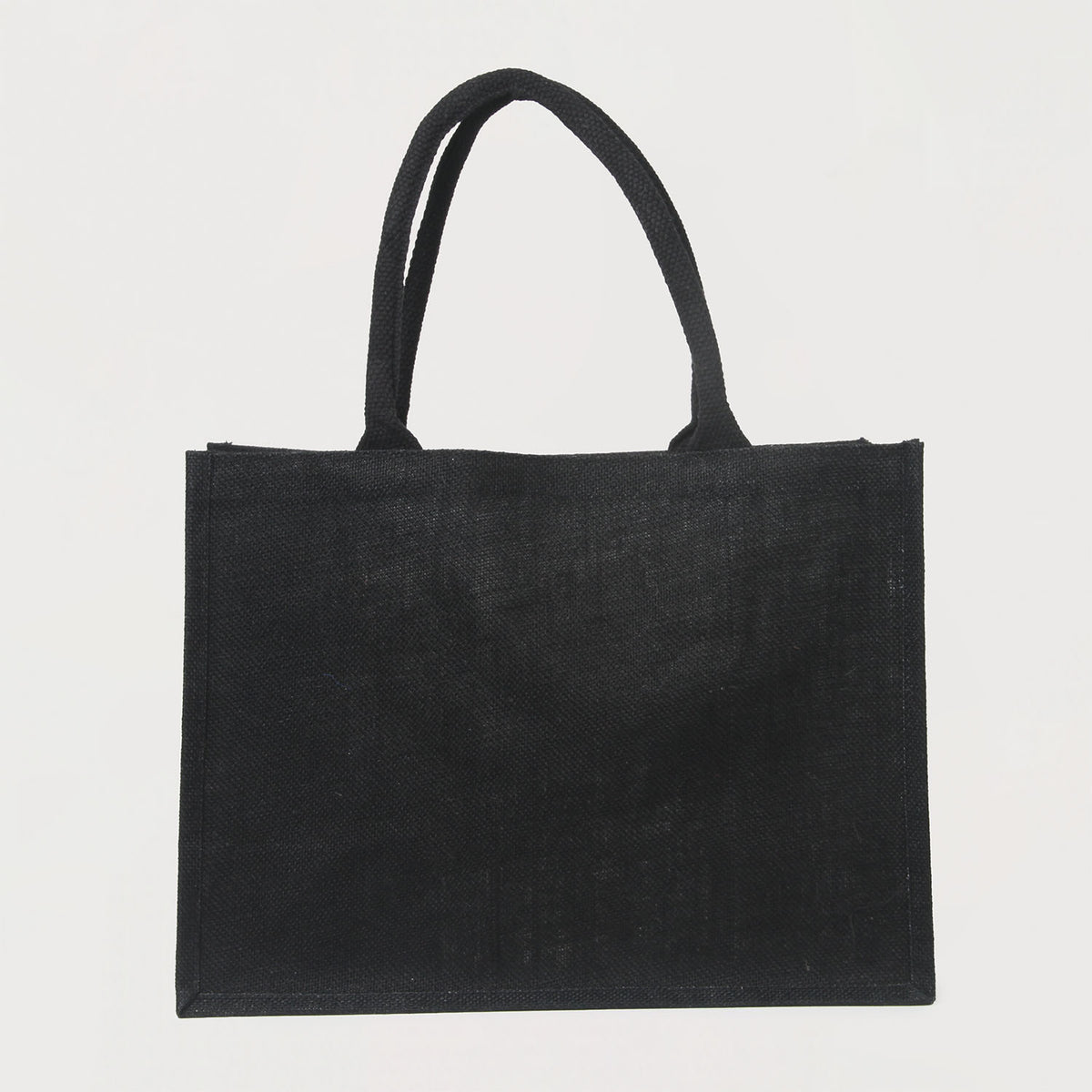 Ecobags Black Jute Reusable Shopping Bags