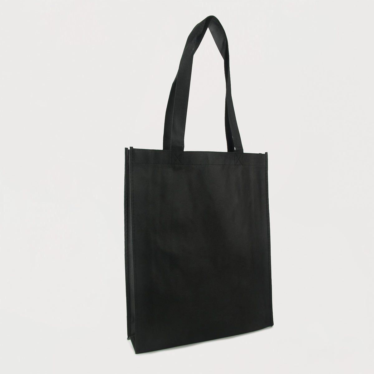 Ecobags Non-Woven Tote Bag with Gusset Black