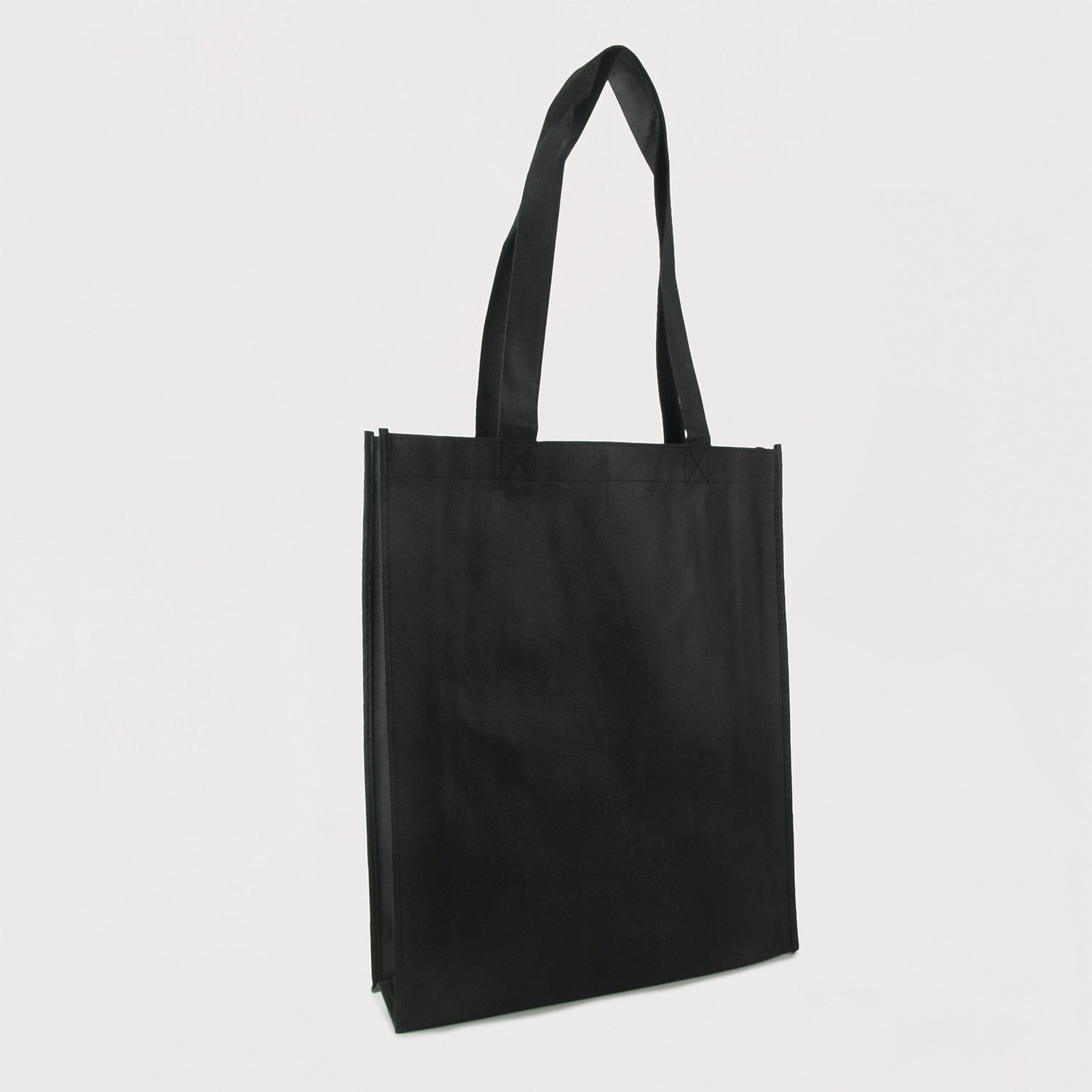 Ecobags Non-Woven Tote Bag with Gusset Black