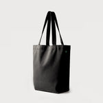 Ecobags Certified Organic Black Canvas Tote Bag ‘Good Grocer’ Quarter View