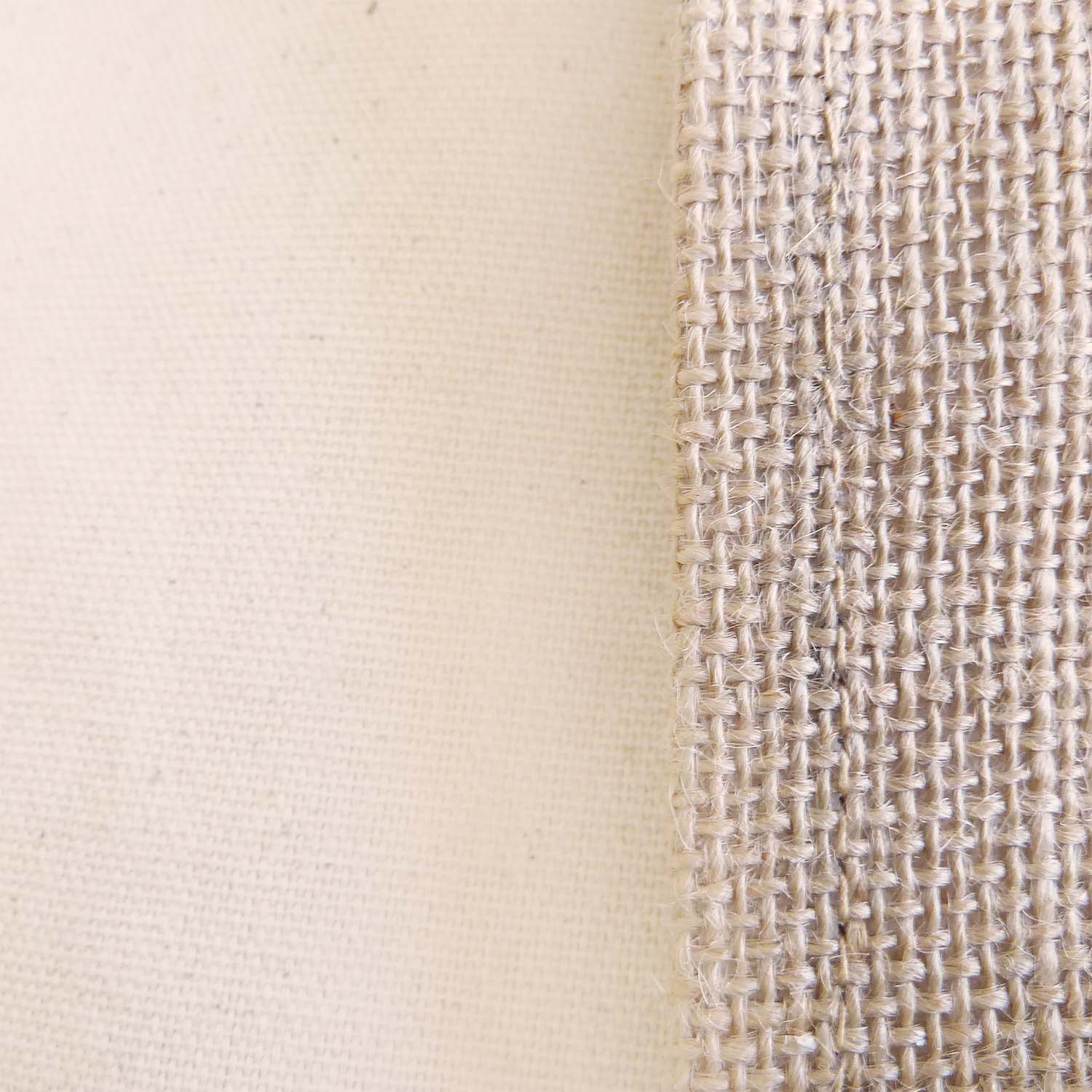 Ecobags Jute/Canvas Combo Tote Bags Material