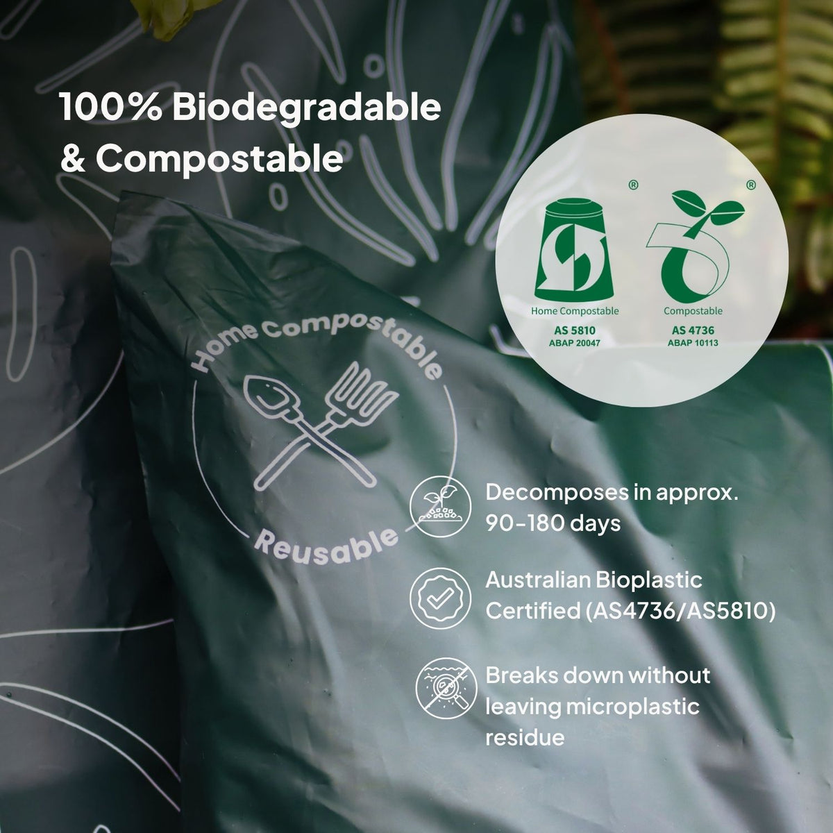 Ecopack DLE Compostable Courier Bags Certifications