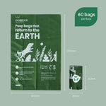 Ecopack Compostable Dog Poop Bag Size