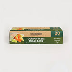Ecopack compostable resealable snack bags