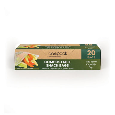 Ecopack Compostable Snack Bags Box