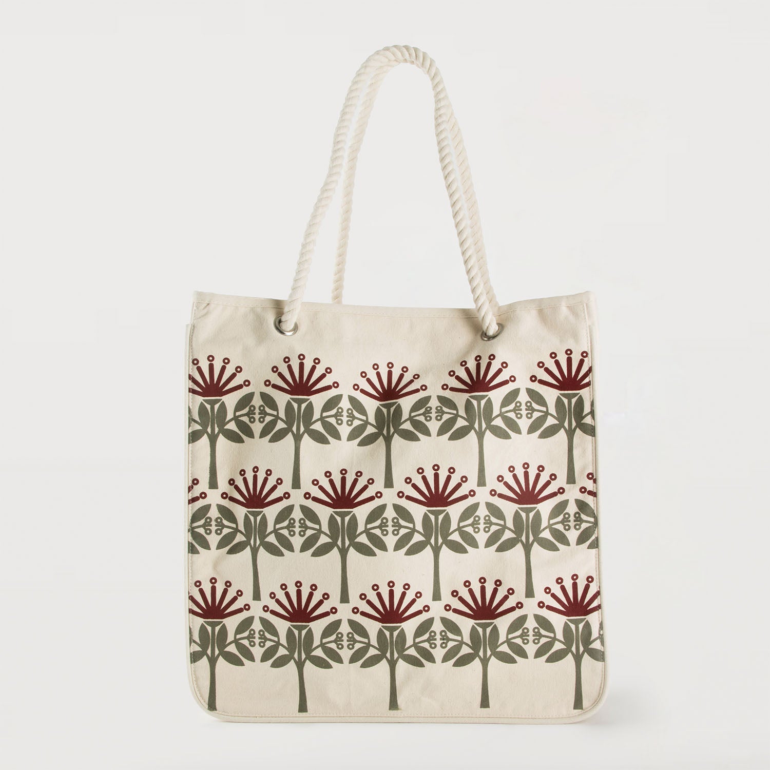 Ecobags Designer Reusable Shopping Bag Kiwiana Pohutukawa
