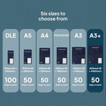 Different Ecopack Recycled Plastic Courier Bags Sizes (A3+)