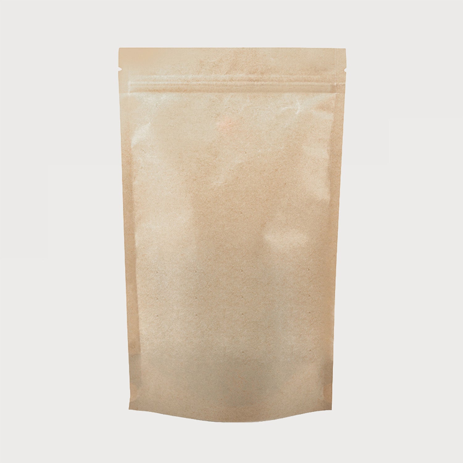 Ecopack Compostable Resealable Stand-Up Kraft Paper Pouches Bag
