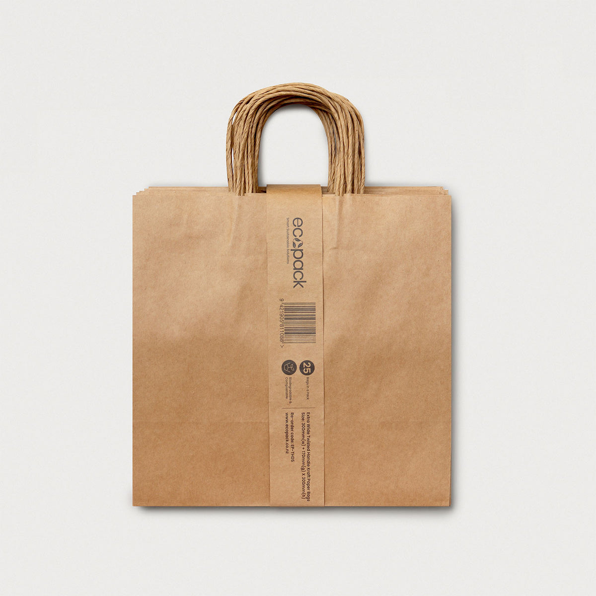 Ecopack Extra Wide Twisted Handle Paper Bags