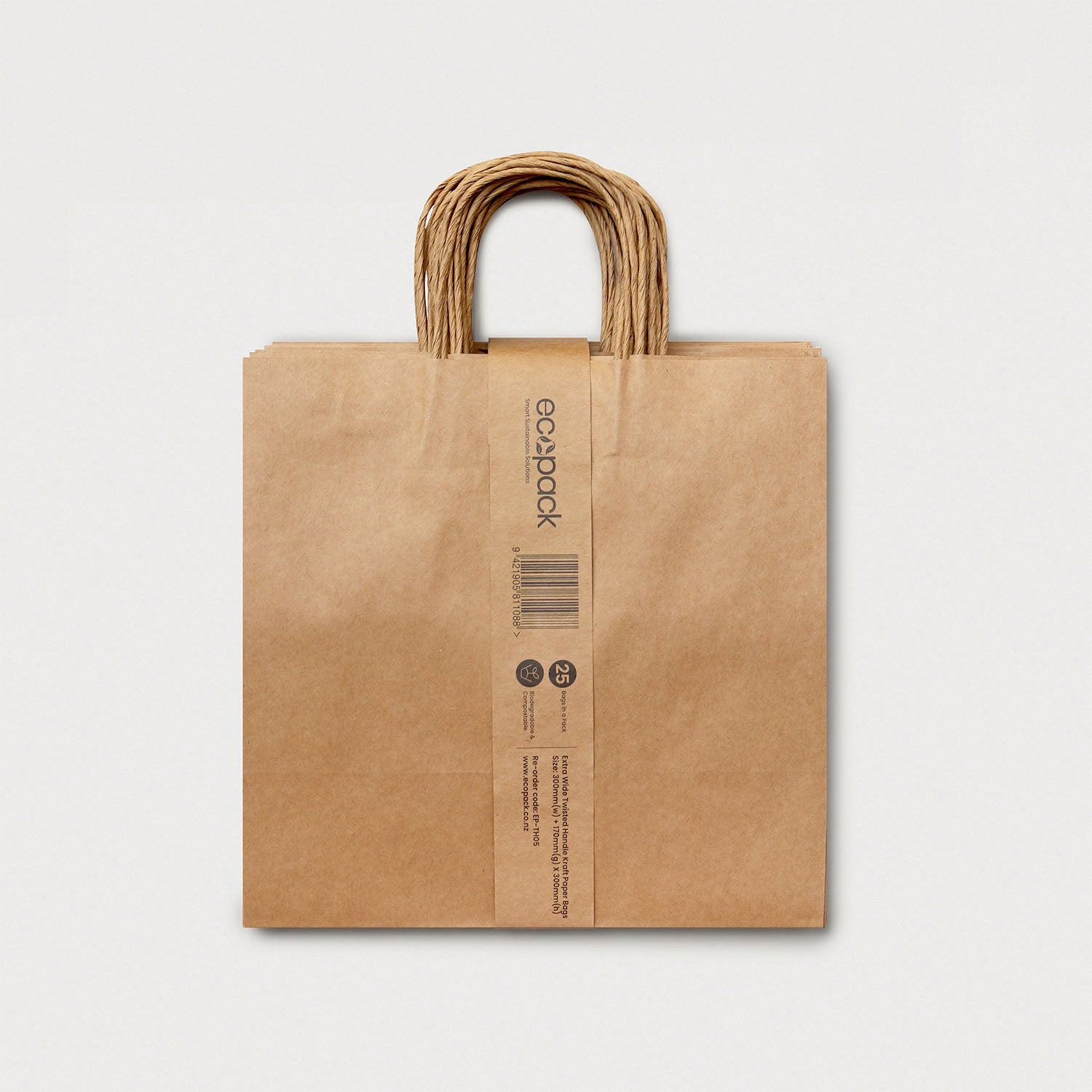 Ecopack Extra Wide Twisted Handle Paper Bags
