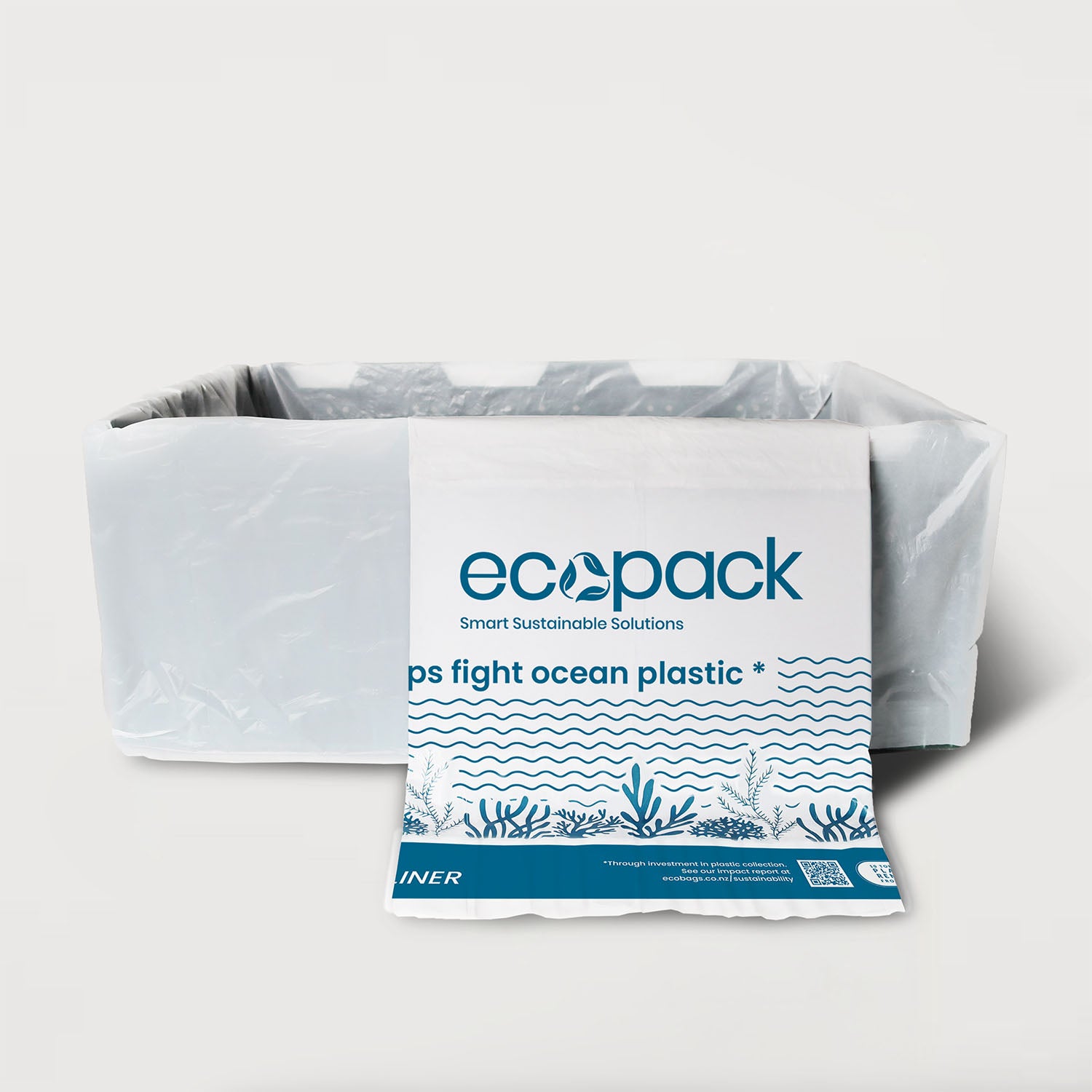 Ecopack Food-Safe Plastic Crate Liners 