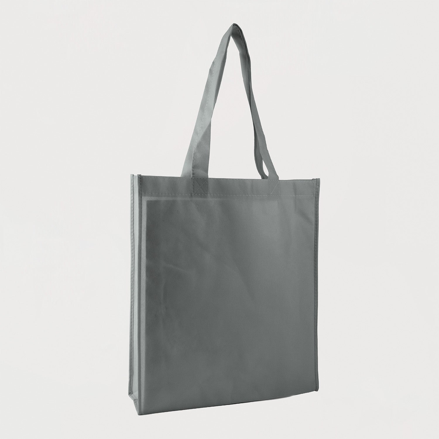 Ecobags Non-Woven Tote Bag with Gusset Grey