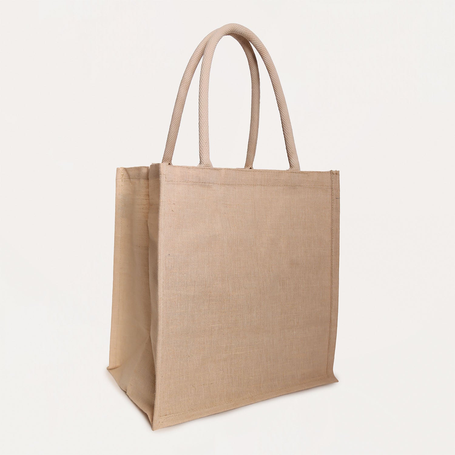Ecobags Juco Refined Fabric Blend Reusable Shopping Bags Quarter View