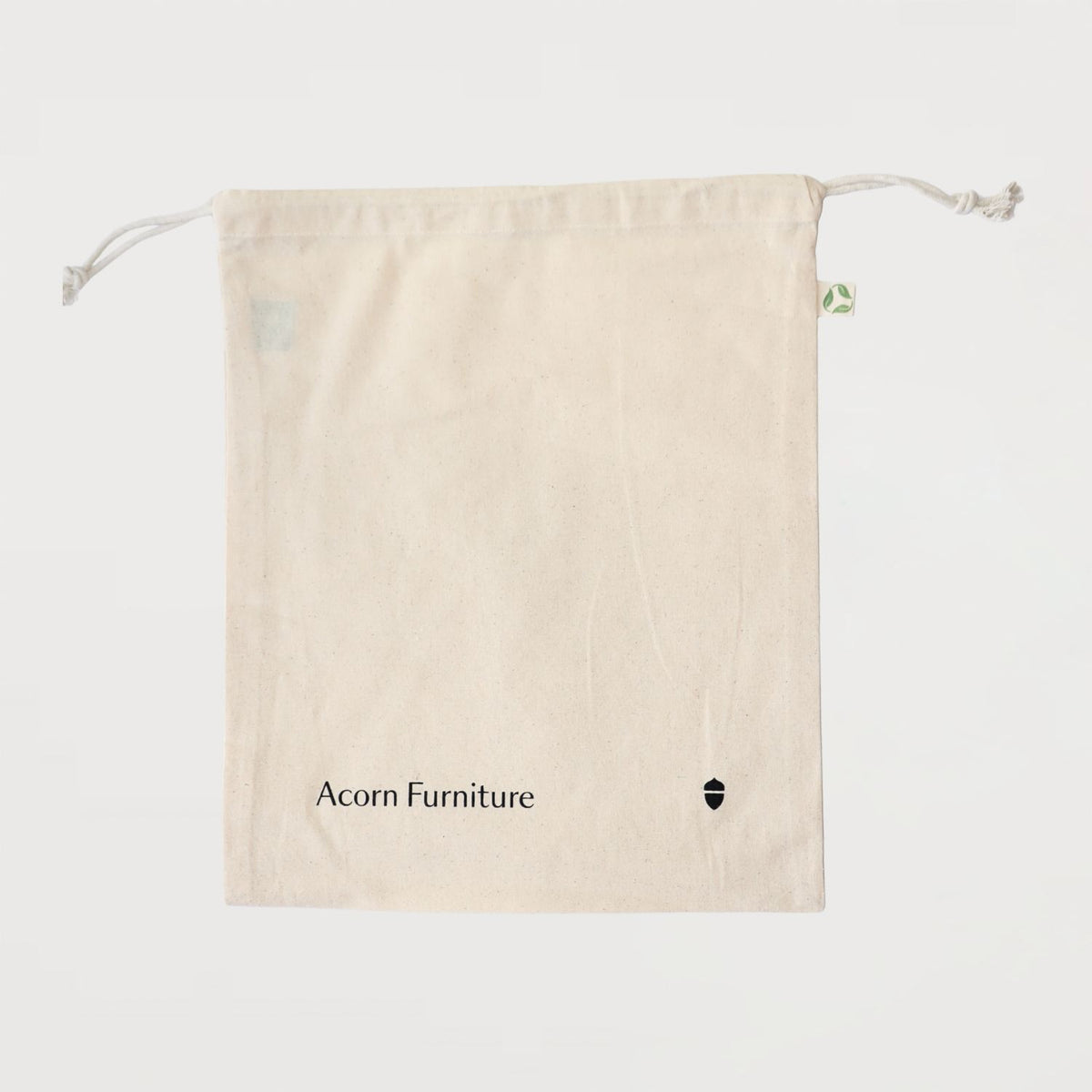 Custom Ecobags Large Natural Calico Drawstring Bags - Acorn Furniture 
