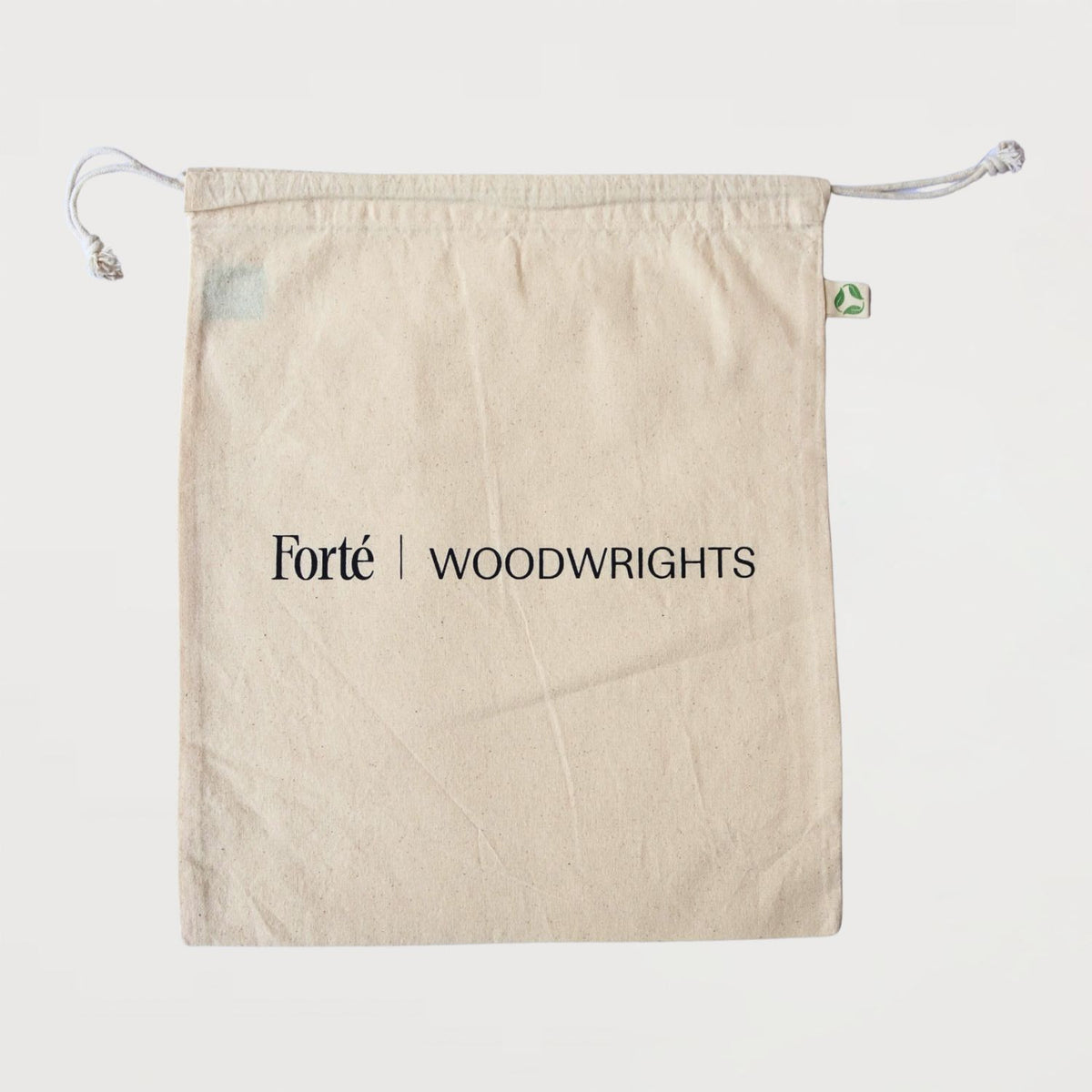 Custom Ecobags Large Natural Calico Drawstring Bags - Forte 