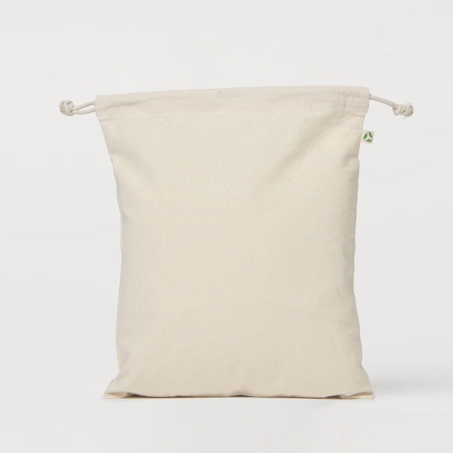 Ecobags Large Natural Calico Drawstring Bags