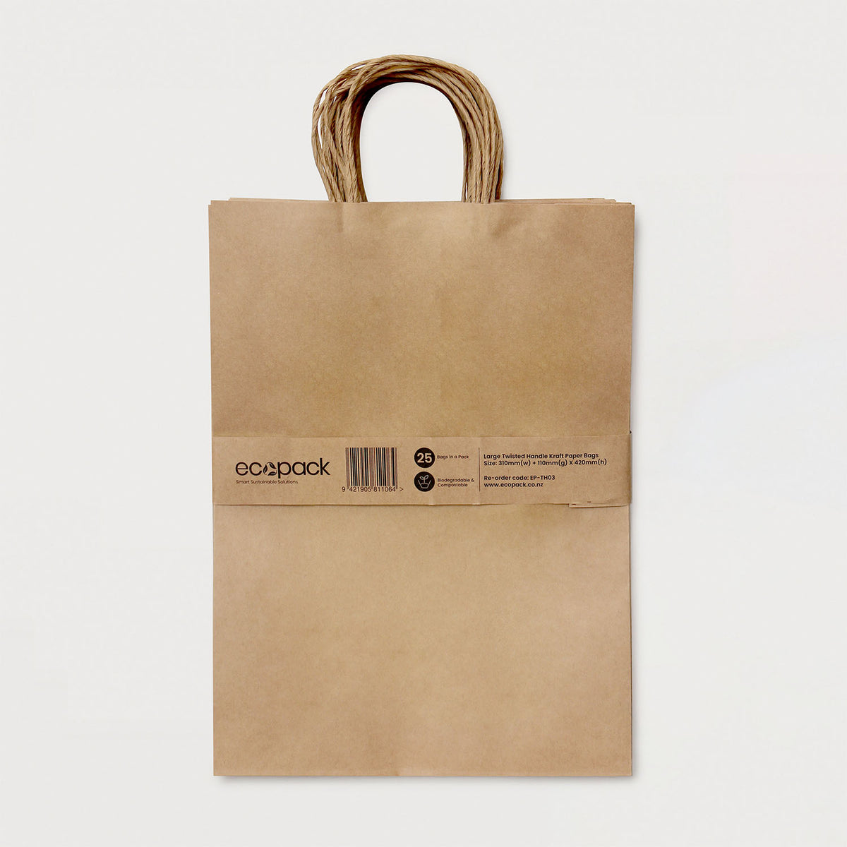 Ecopack Large Twisted Handle Paper Bags