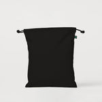 Ecobags Medium Black Calico Drawstring Bags