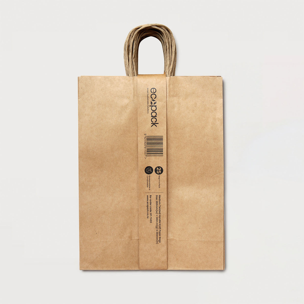 Ecopack Medium Twisted Handle Paper Bags