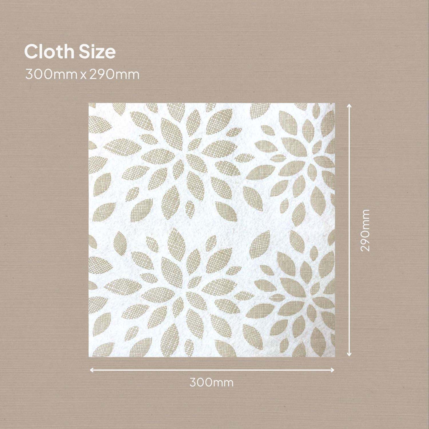 Ecopack multi-purpose bamboo cleaning cloth size