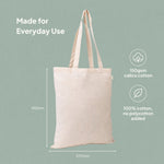 Ecobags Natural Calico Promotional Bags Size
