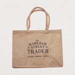 Custom ecobags Natural Jute Shopping Bags - Makham Street