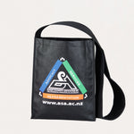 Ecobags Non-Woven Messenger Bag in Black Custom Branding