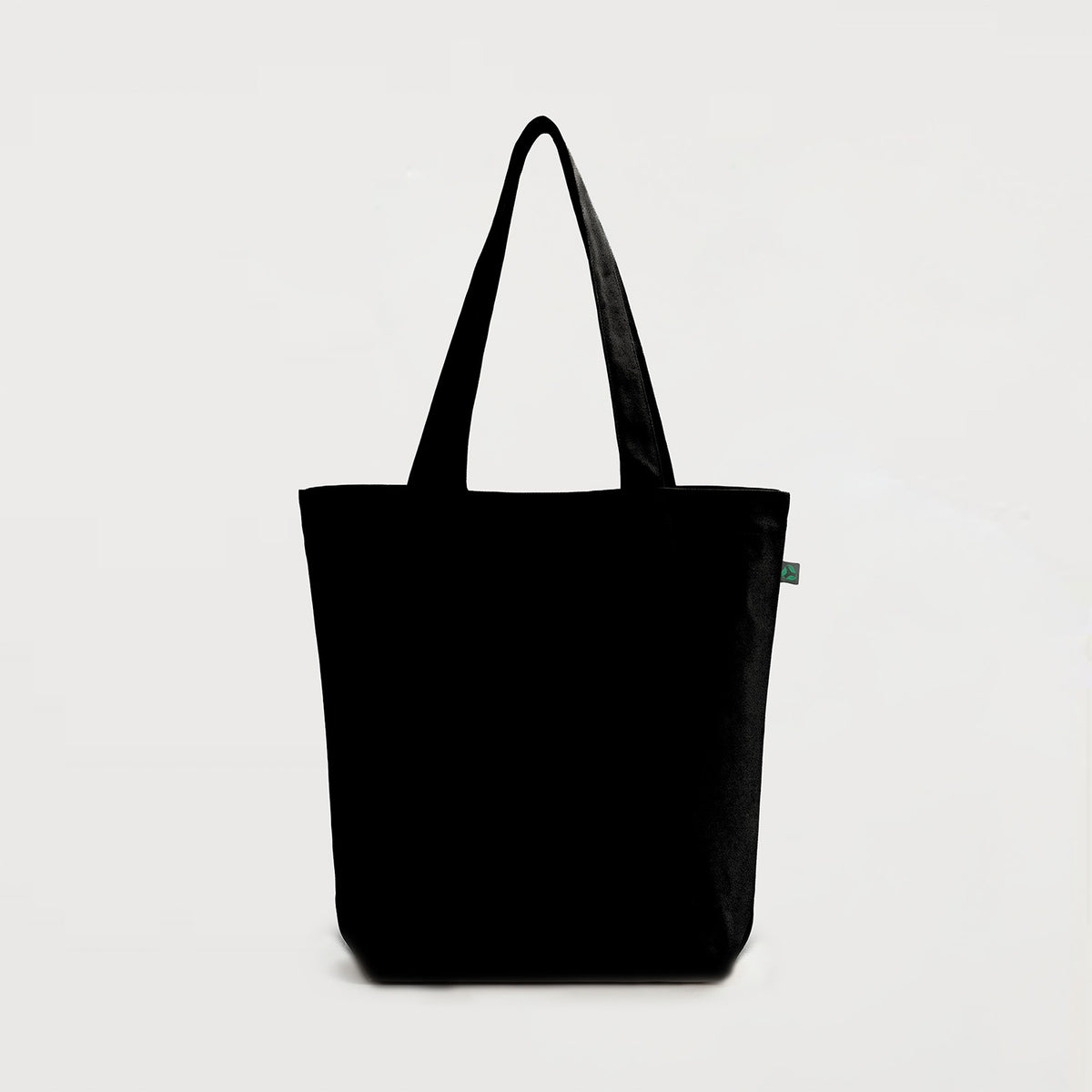 Ecobags Certified Organic Black Canvas Tote Bag ‘Good Grocer’