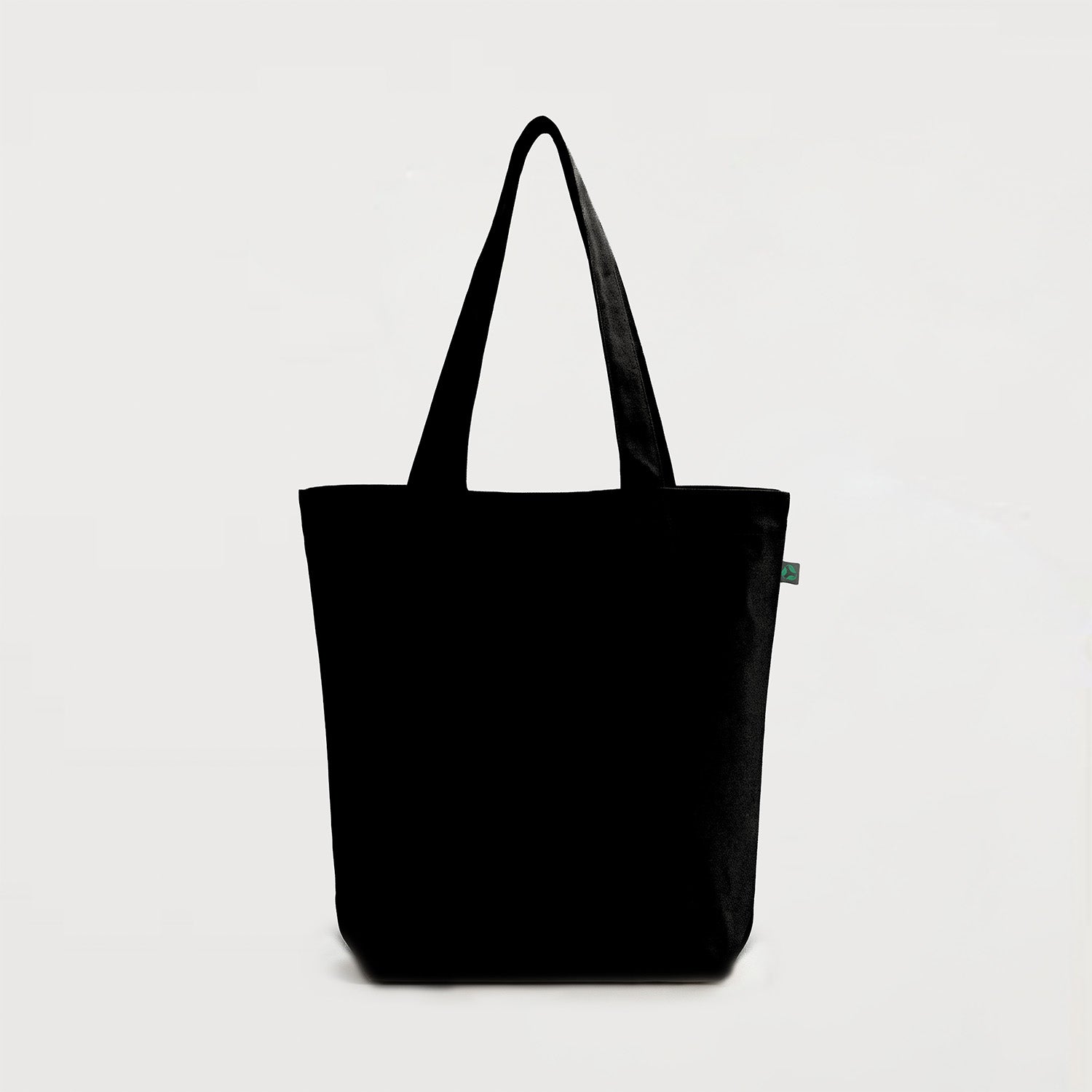 Ecobags Certified Organic Black Canvas Tote Bag ‘Good Grocer’