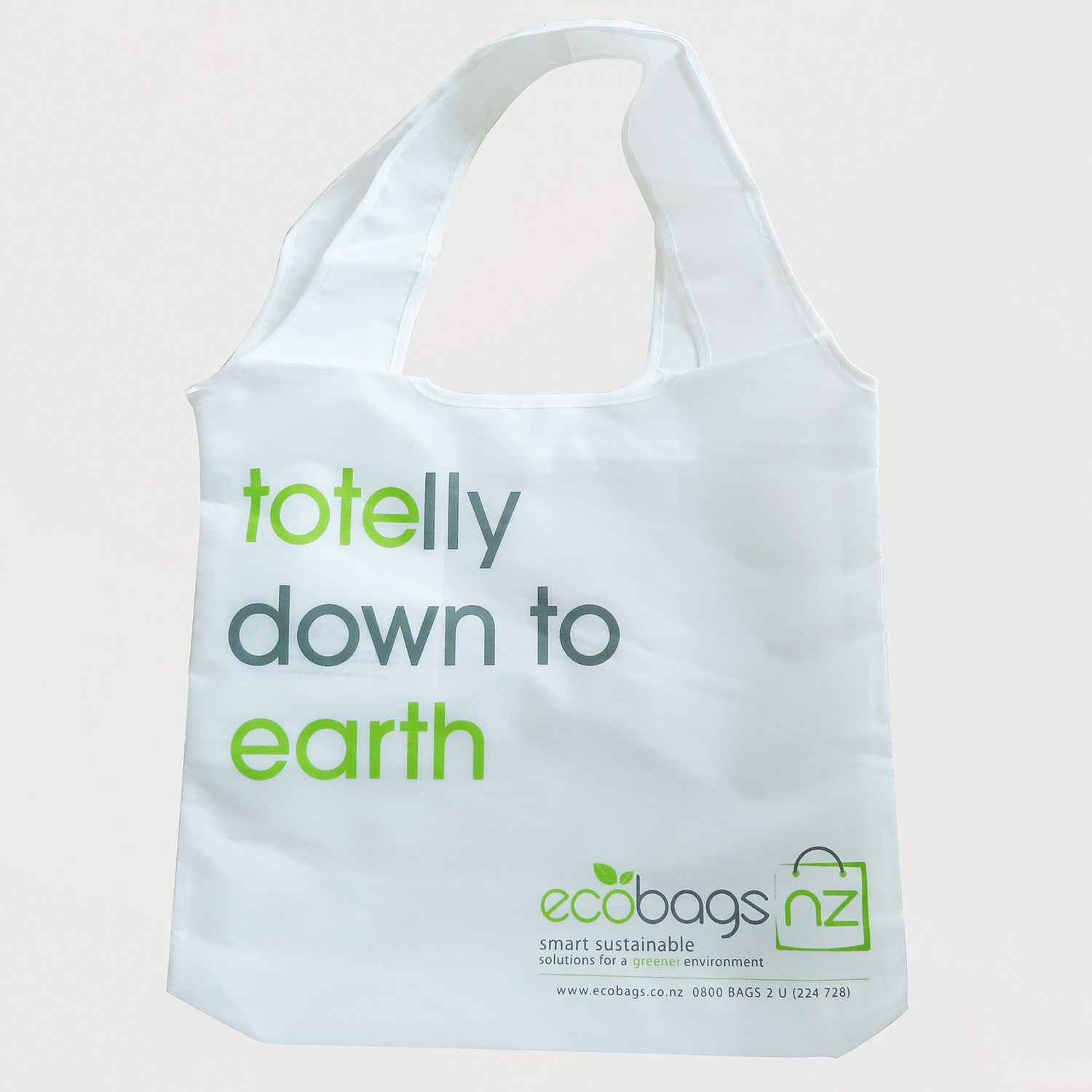 Ecobags Polyester 'Totelly Down to Earth' Fold-Away Bag