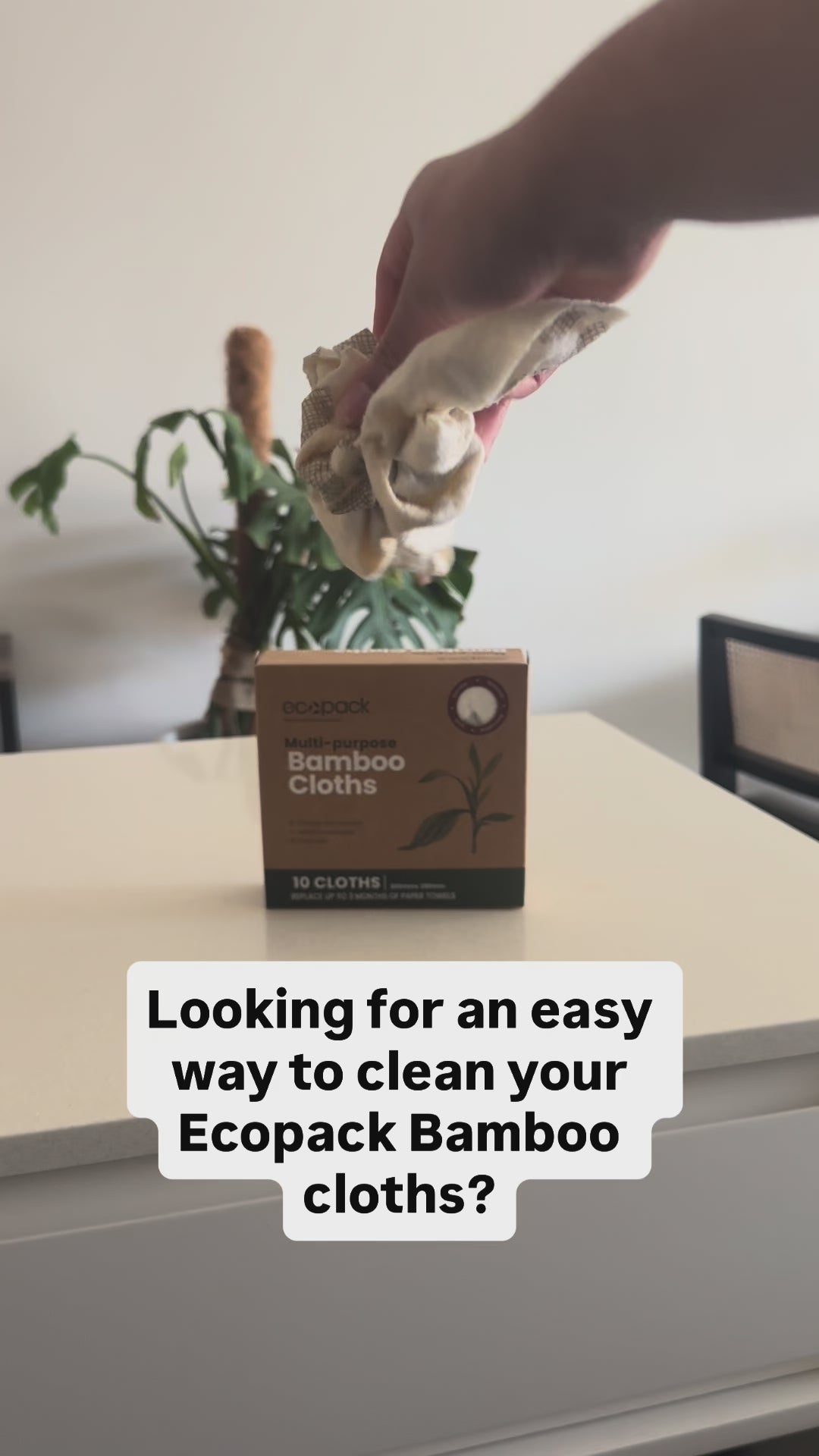 Cleaning bamboo cloths in dish washer