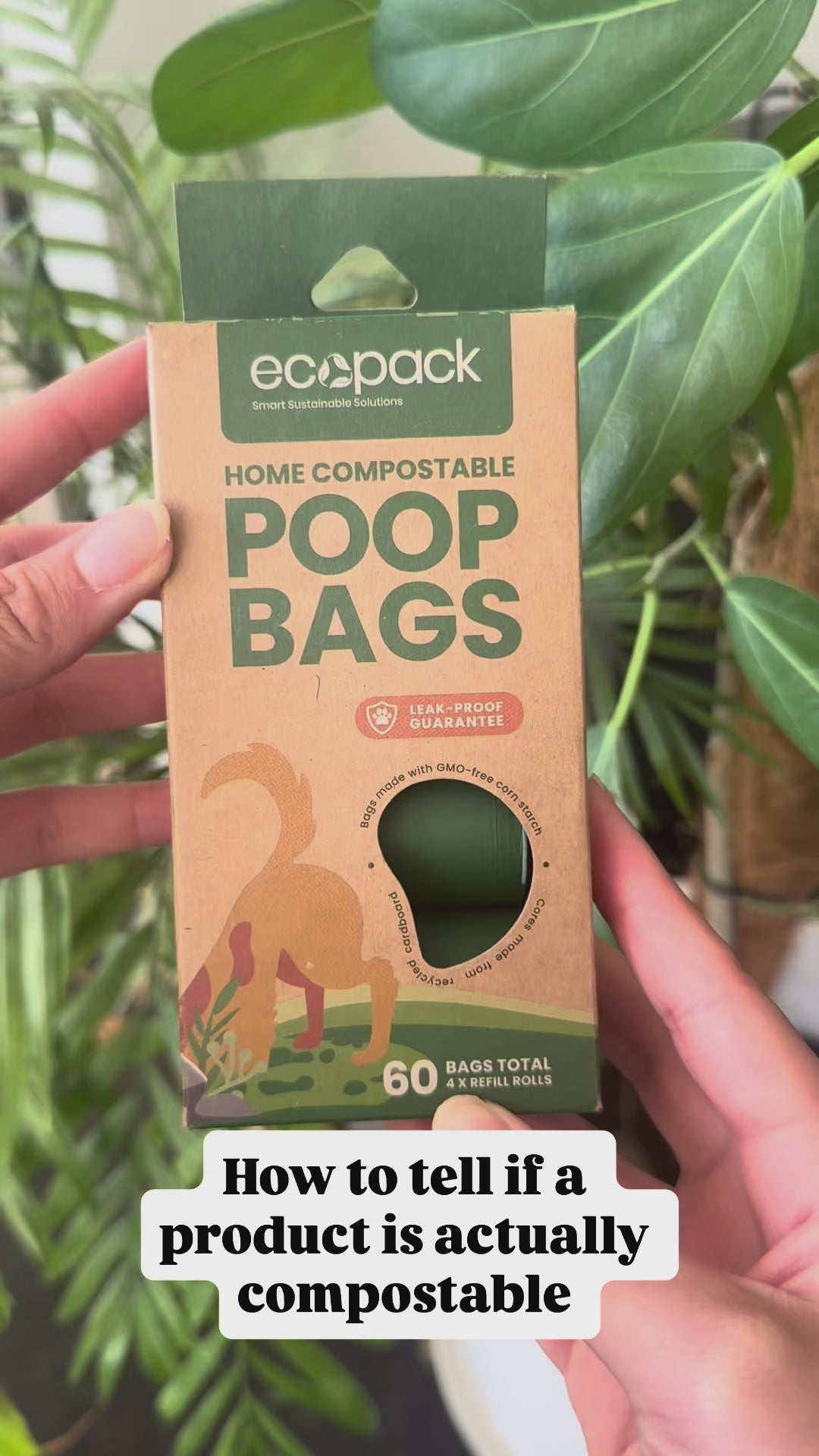 Ecopack compostable dog poop bags cetifications