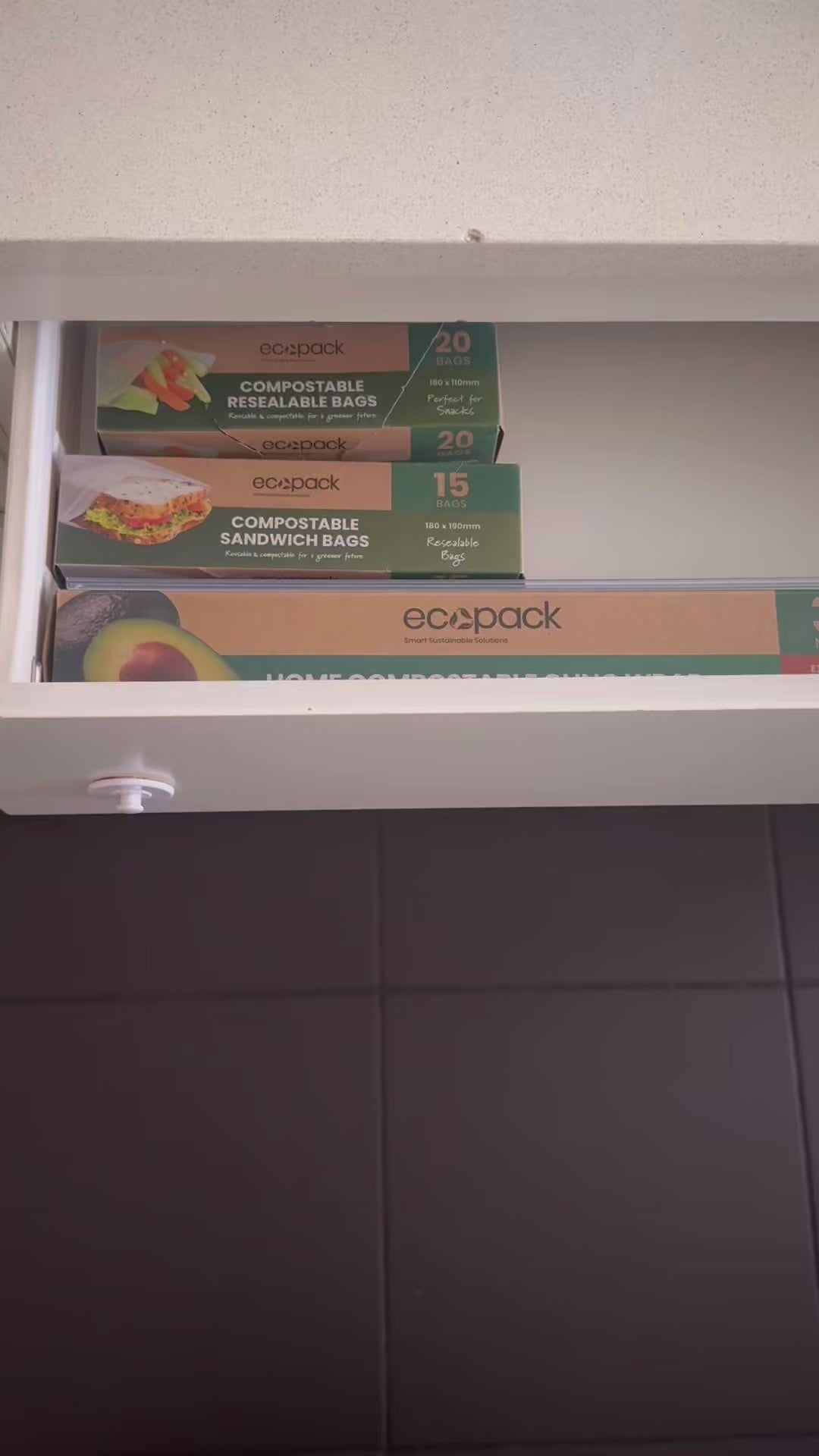 Ecopack compostable storage bags