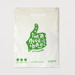 Ecopack Small Compostable Punched Handle Retail Bags