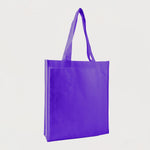 Ecobags Non-Woven Tote Bag with Gusset Purple