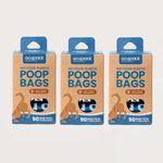 Ecopack Recycled Plastic Dog Poop Bags 3 Bundle Boxes