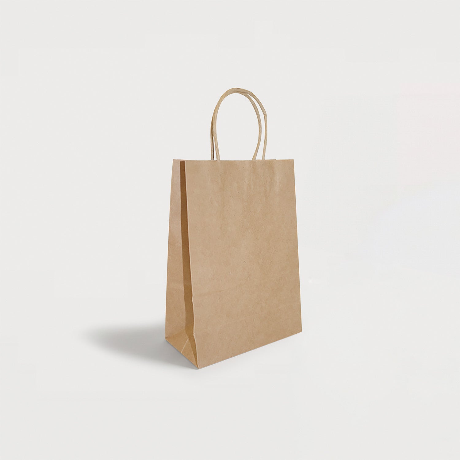 Ecopack Small/Accessory Twisted Handle Paper Bag Side View