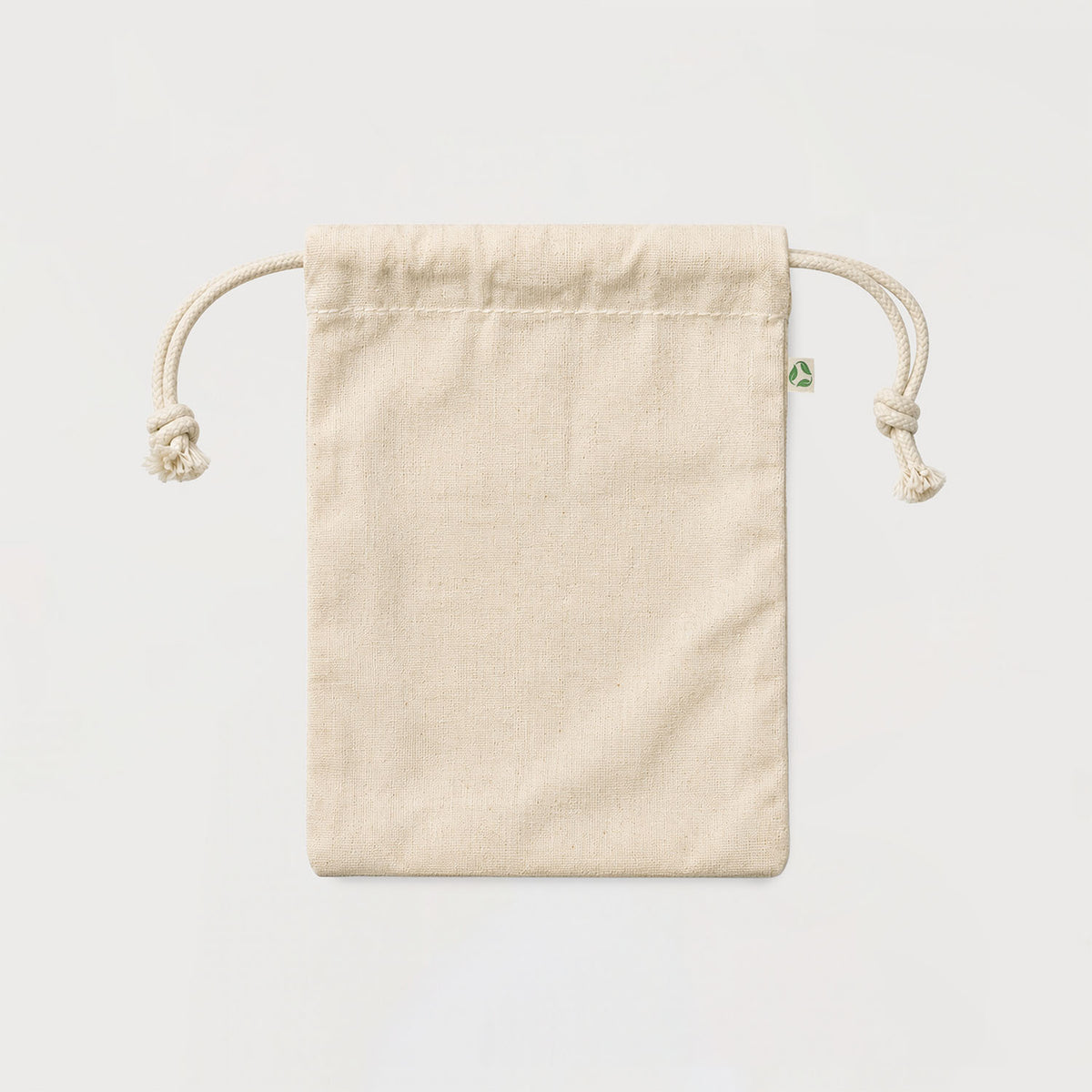 Ecobags Small Natural Calico Drawstring Bags